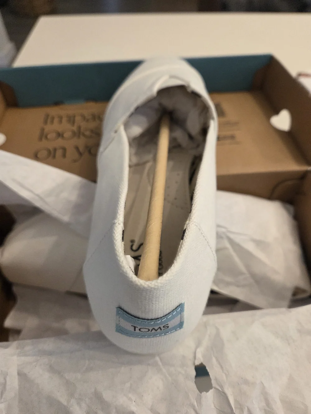 Brand New TOMS Alpargata Classic in White